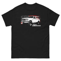 Thumbnail for OBS Ford F250 Single Cab T-Shirt From Aggressive Thread - Color Black