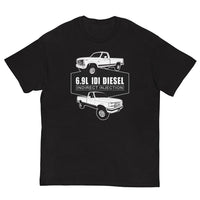 Thumbnail for 6.9 IDI Diesel OBS Truck T-Shirt-In-Black-From Aggressive Thread