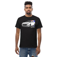 Thumbnail for colored man wearing a 6th Gen Camaro T-Shirt in black