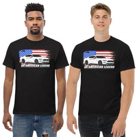 Thumbnail for 2 men modeling Mustang GT T-Shirt From Aggressive Thread - Color Black