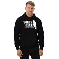 Thumbnail for Man Posing In Soot Life Diesel Truck Hoodie From Aggressive Thread - Black