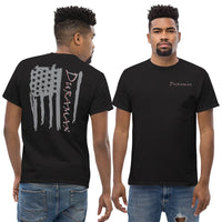Thumbnail for Thin Man Wearing a Duramax American Flag T-Shirt In Black