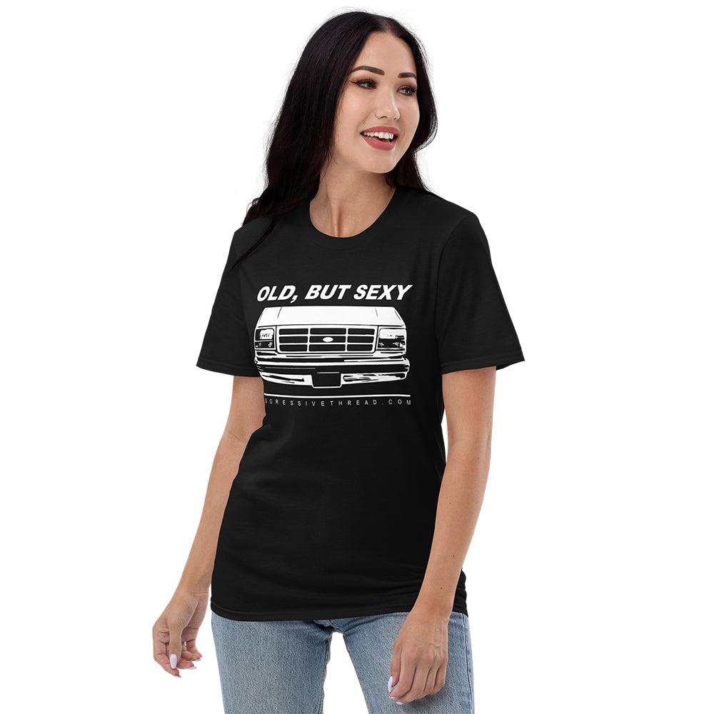 Woman Wearing OBS Ford T-Shirt - Black 