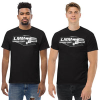 Thumbnail for Men Wearing an LMM Duramax T-Shirt in BLACK From Aggessive Thread