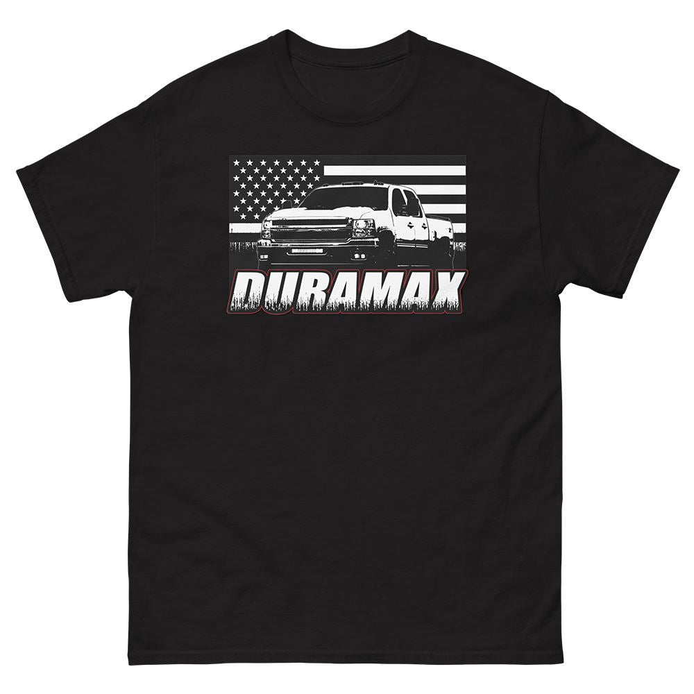 Black Duramax T-Shirt | Aggressive Thread Diesel Truck Apparel