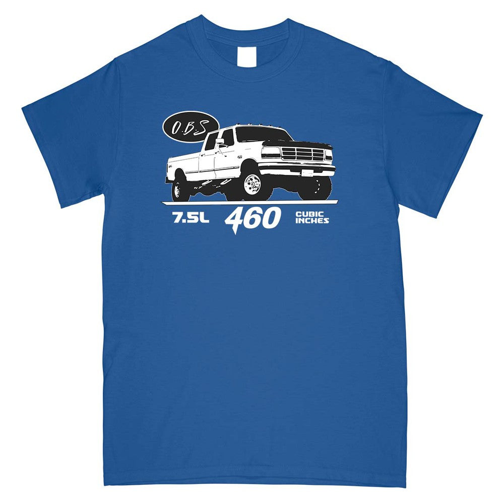 OBS Crew Cab 7.5l 460 T-Shirt - Aggressive Thread Diesel Truck T-Shirts