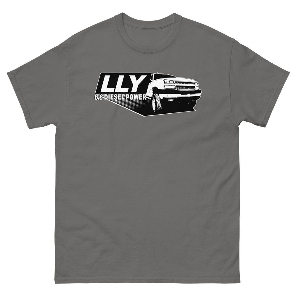 LLY Duramax T-Shirt in Grey From Aggressive Thread