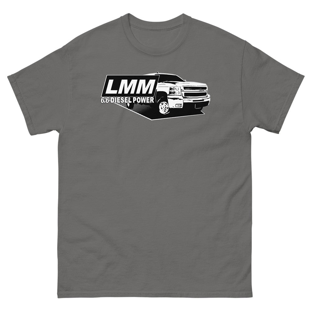 LMM Duramax T-Shirt in Charcoal From Aggessive Thread