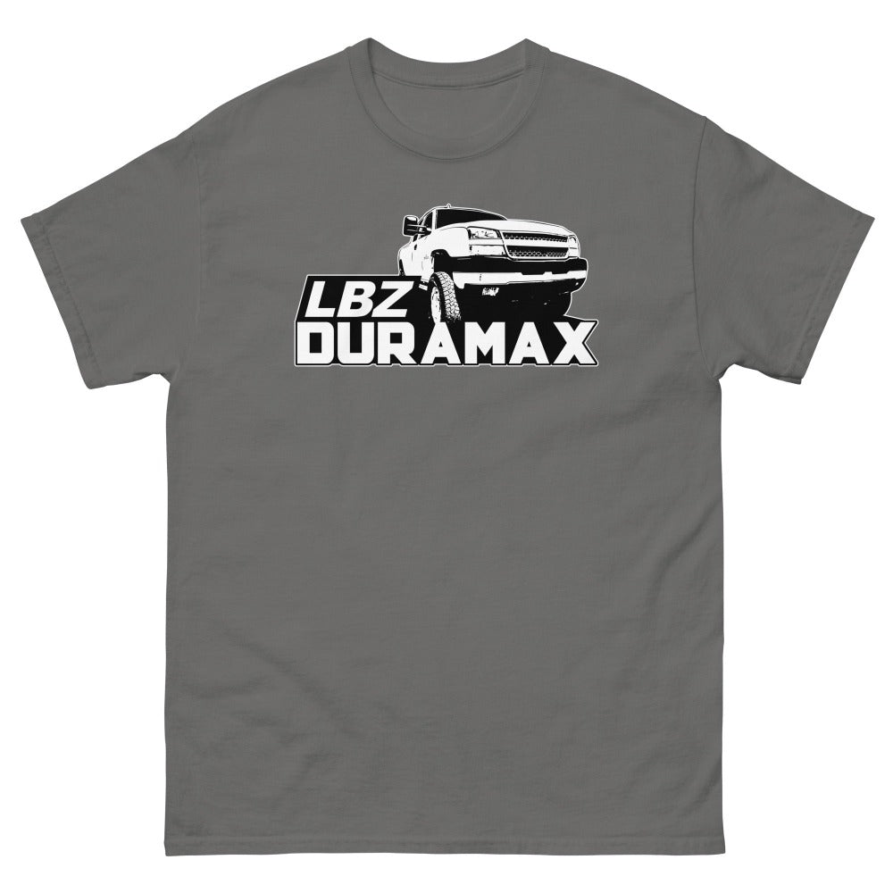 LBZ Duramax Truck T-Shirt in grey | aggressive thread