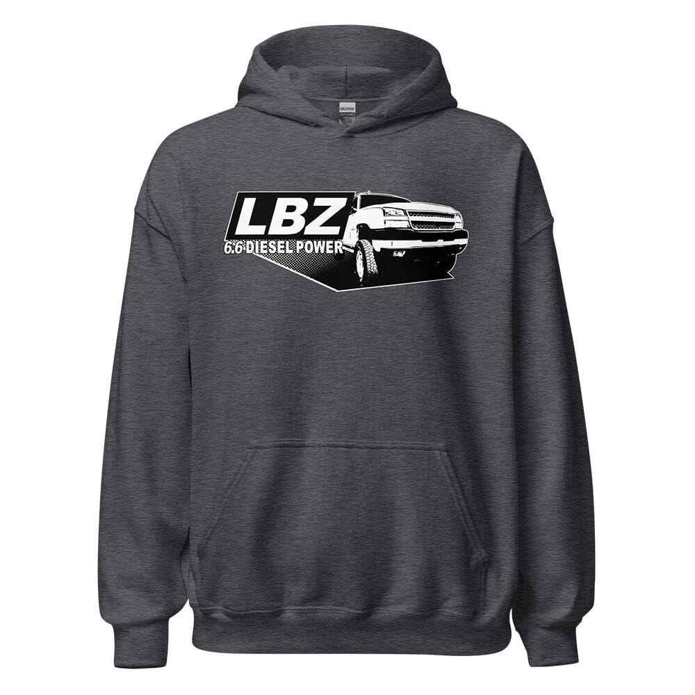LBZ Duramax Hoodie From Aggressive Thread - Color Grey