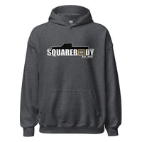 Thumbnail for Square Body Hoodie - Est 1973  From Aggressive Thread - Color Grey