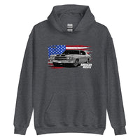 Thumbnail for 1970 Chevrolet Chevelle Sweatshirt Hoodie From Aggressive Thread - Grey