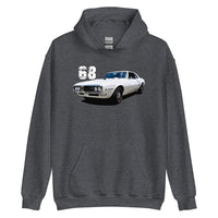 Thumbnail for 68 Firebird Hoodie From Aggressive Thread - Grey