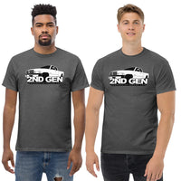 Thumbnail for Men Wearing 2nd Gen Ram Cummins T-Shirt From Aggressive Thread - Color Grey