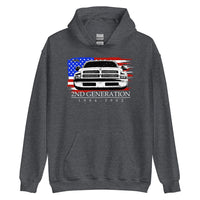 Thumbnail for 2nd Gen Cummins Hoodie From Aggressive Thread - Grey