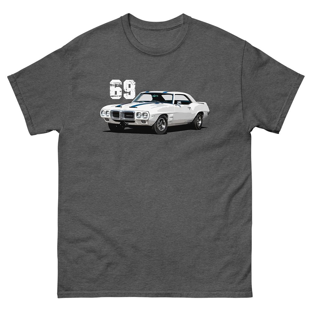 69 Firebird Trans Am T-Shirt in grey From Aggressive Thread