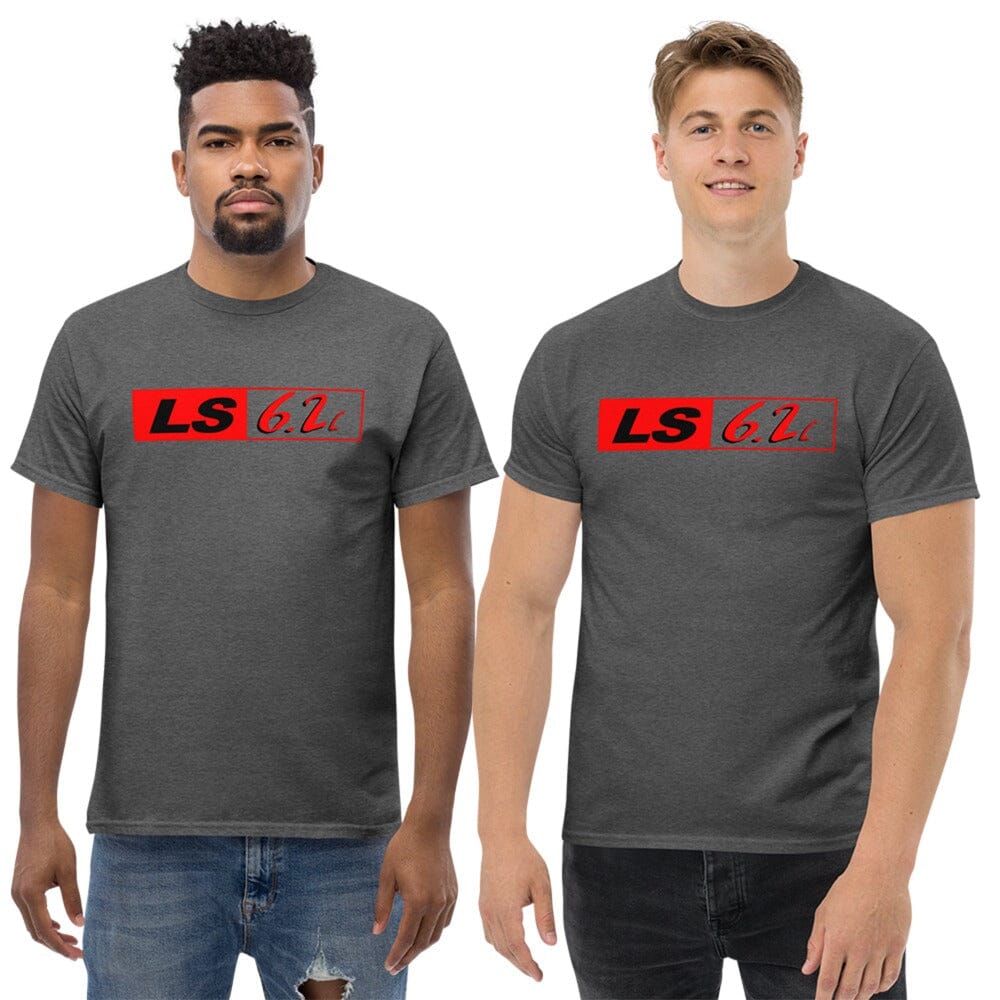 Men wearing 6.2 LS T-Shirt From Aggressive Thread - Grey