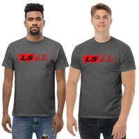 Thumbnail for Men wearing 6.2 LS T-Shirt From Aggressive Thread - Grey