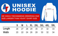 Thumbnail for 2004 Mustang Cobra Hoodie size chart
