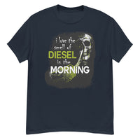 Thumbnail for Diesel Truck T-Shirt - Love the smell of diesel in the morning - Navy