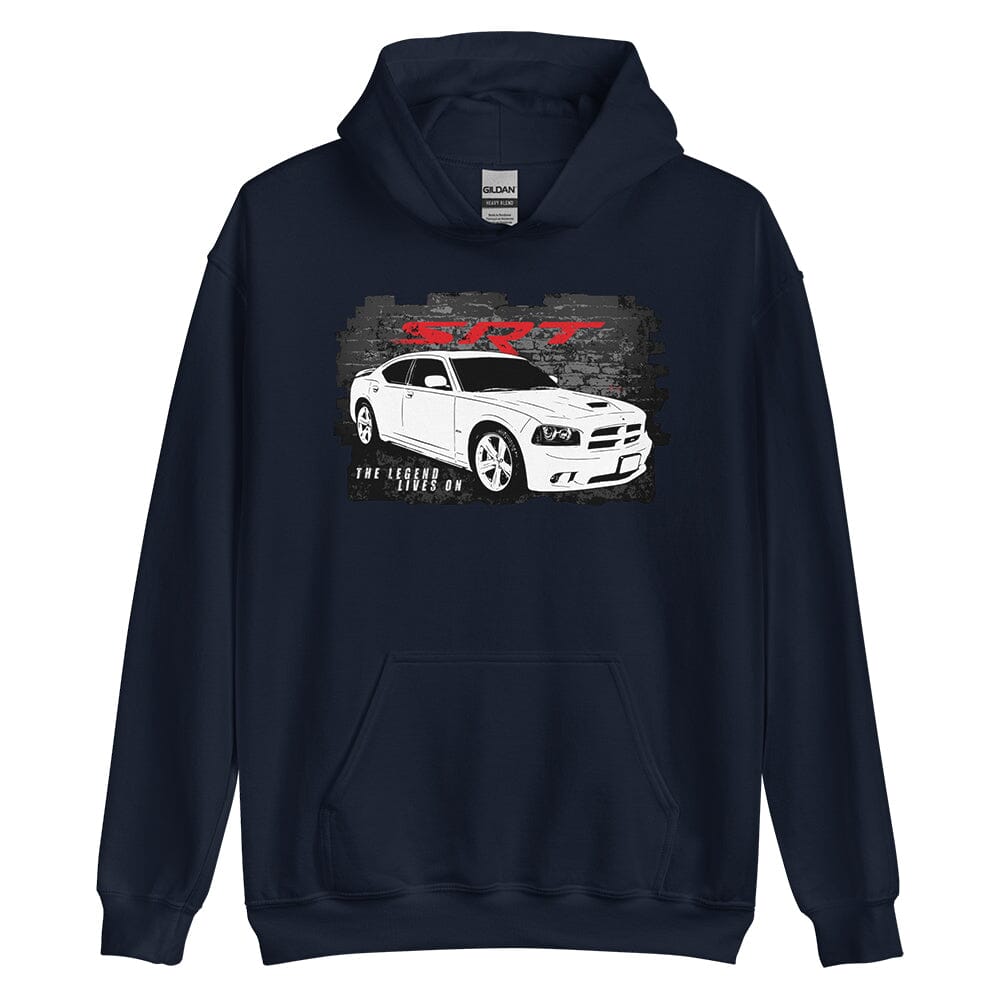 2006-2010 Dodge Charger SRT8 Hoodie From Aggressive Thread - Navy
