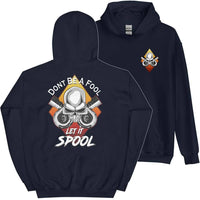 Thumbnail for Car enthusiasts Turbo Hoodie Let It Spool - From Aggressive Thread