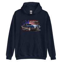 Thumbnail for 70 GTO Hoodie Sweatshirt From Aggressive Thread - Navy