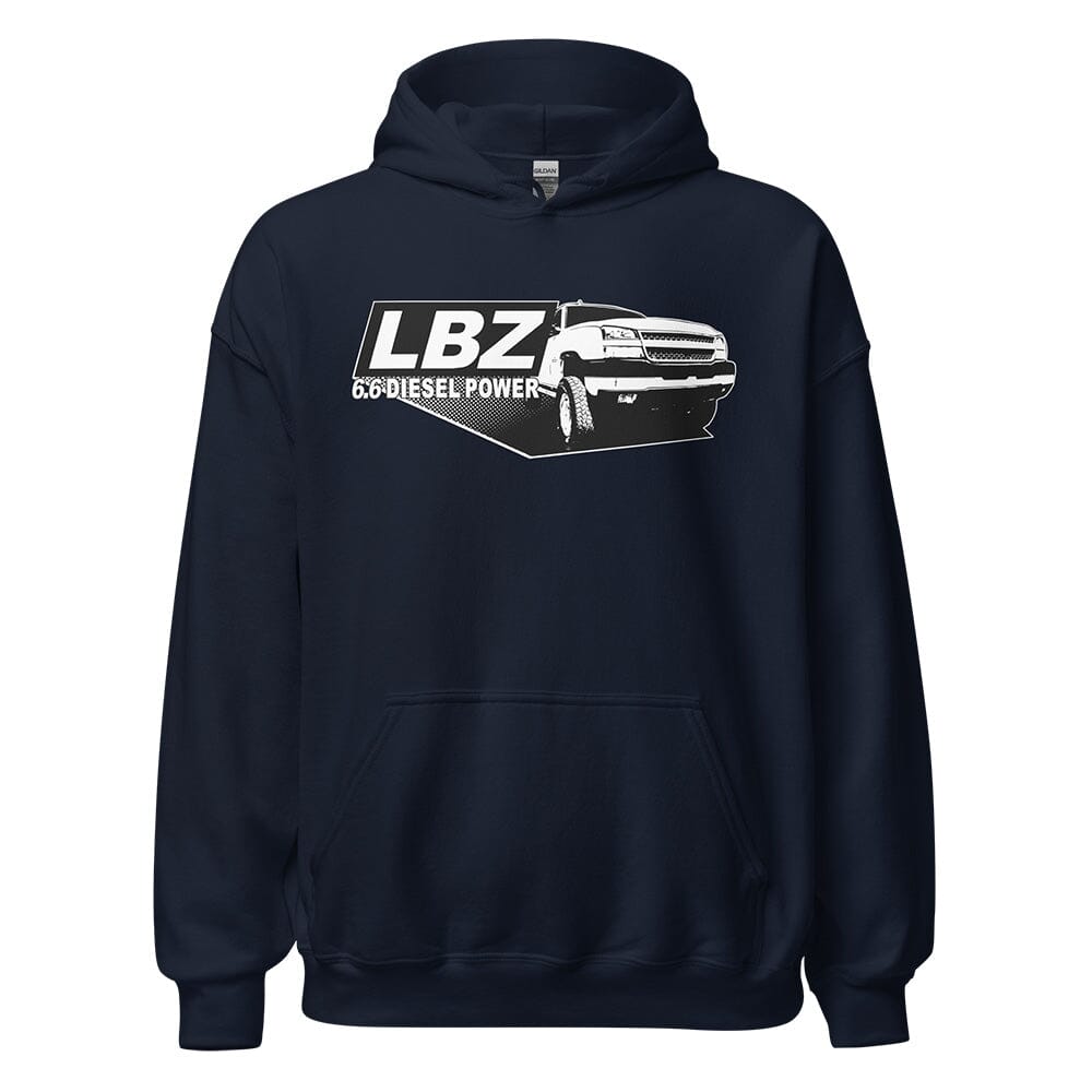 LBZ Duramax Hoodie From Aggressive Thread - Color Navy