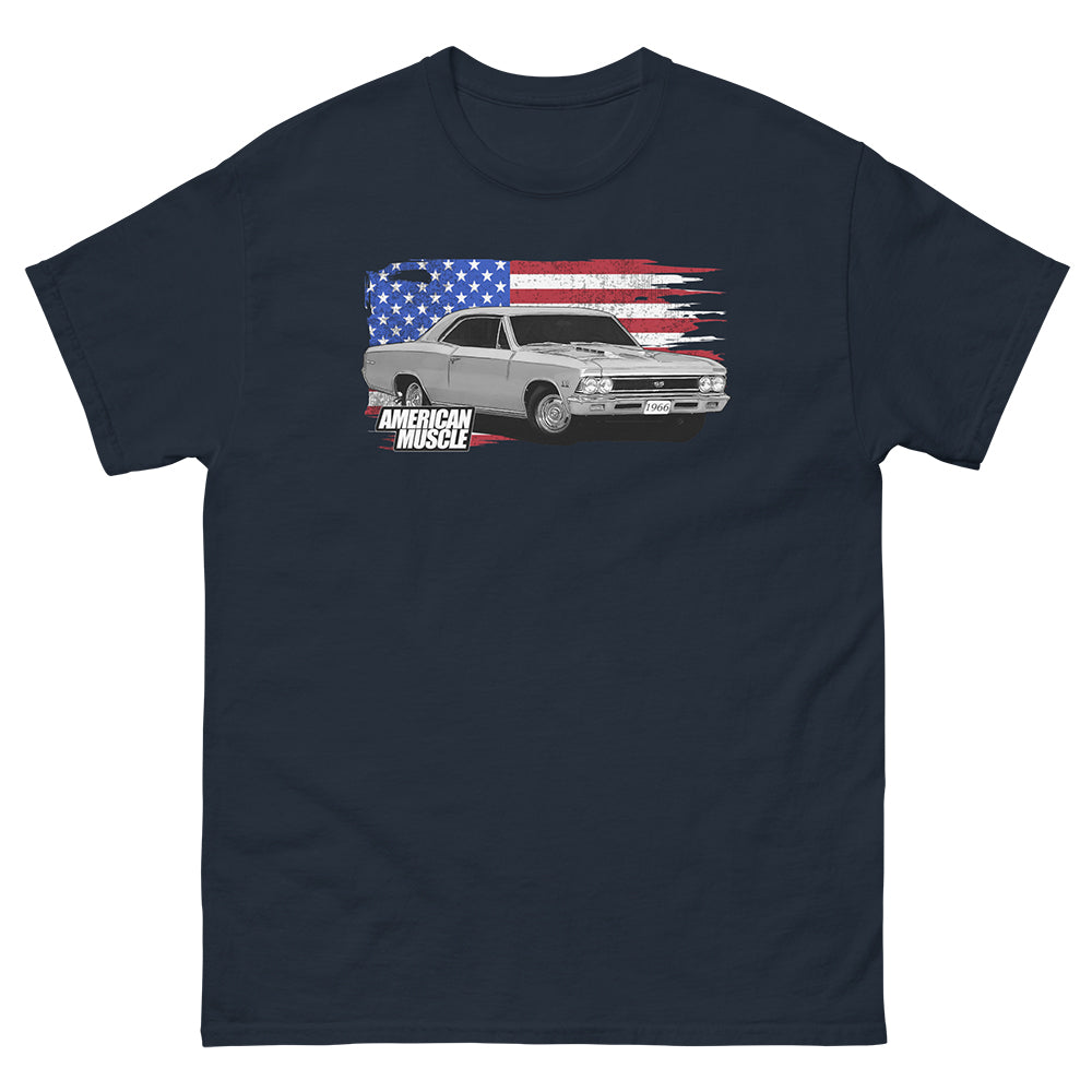 1966 Chevelle SS T-Shirt in navy From Aggressive Thread