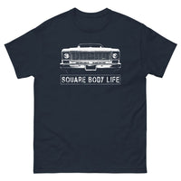 Thumbnail for 73-75 Square Body T-Shirt in navy from Aggressive Thread