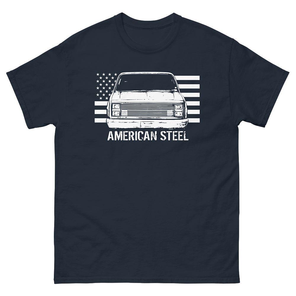 Square Body C10 T-Shirt In Navy From Aggressive Thread