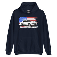 Thumbnail for 1969 Chevrolet Camaro Hoodie From Aggressive Thread Muscle Car Apparel - color navy