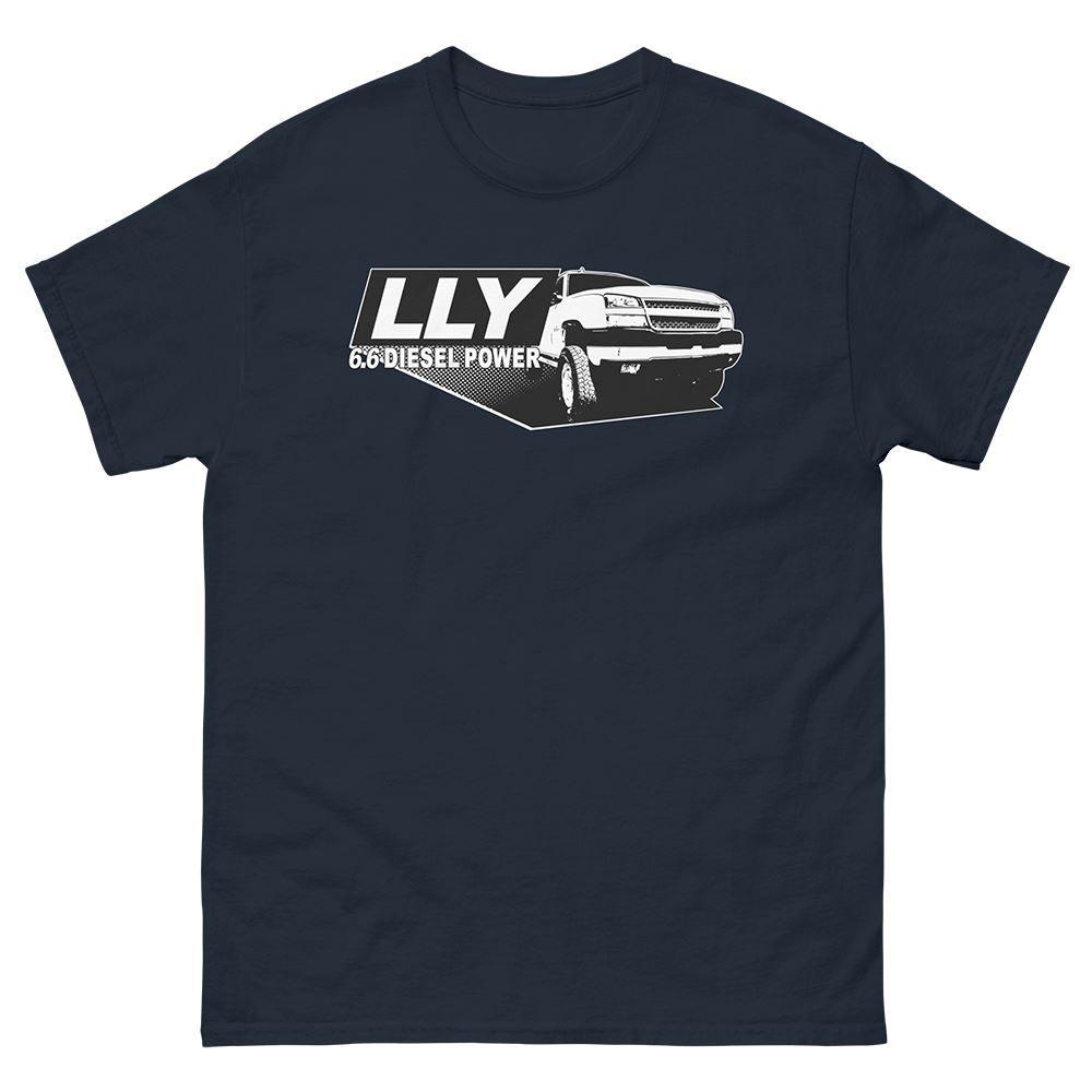 LLY Duramax T-Shirt in Navy From Aggressive Thread
