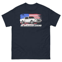 Thumbnail for 1968 Mustang Fastback T-Shirt From Aggressive Thread - Color Navy