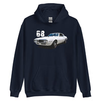 Thumbnail for 68 Firebird Hoodie From Aggressive Thread - Navy