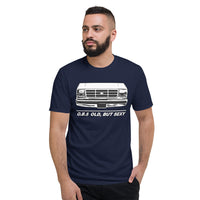Thumbnail for Man Wearing Ford OBS T-Shirt - Old But Sexy - Navy
