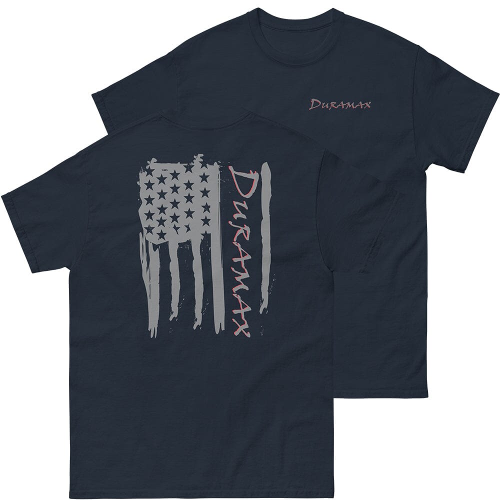 Duramax American Flag T-Shirt In Navy