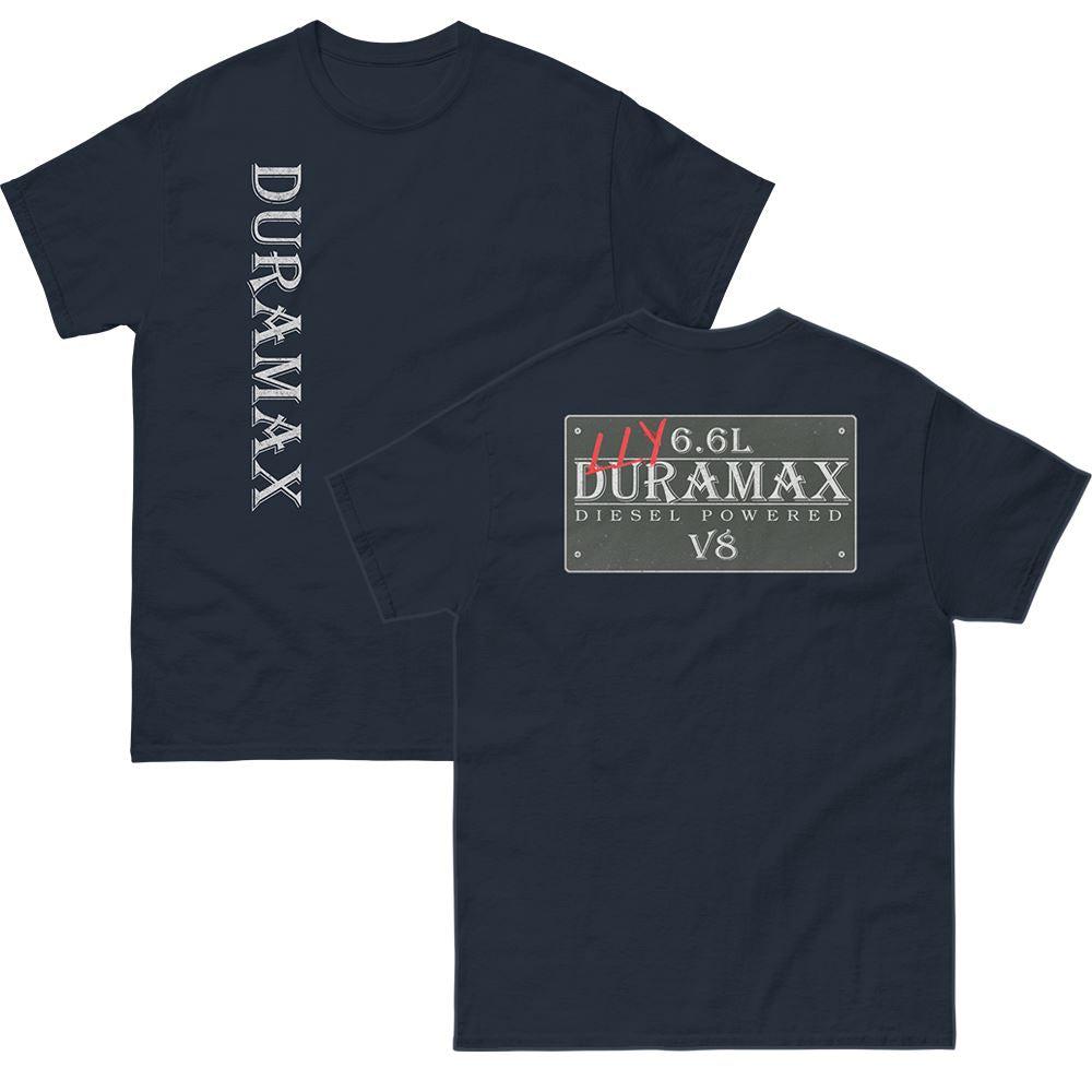 Navy LLY Duramax T-Shirt With Vintage Sign Design