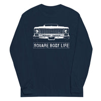 Thumbnail for 73-75 Square Body Long Sleeve Shirt in navy from Aggressive Thread