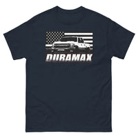 Thumbnail for Navy Duramax T-Shirt | Aggressive Thread Diesel Truck Apparel