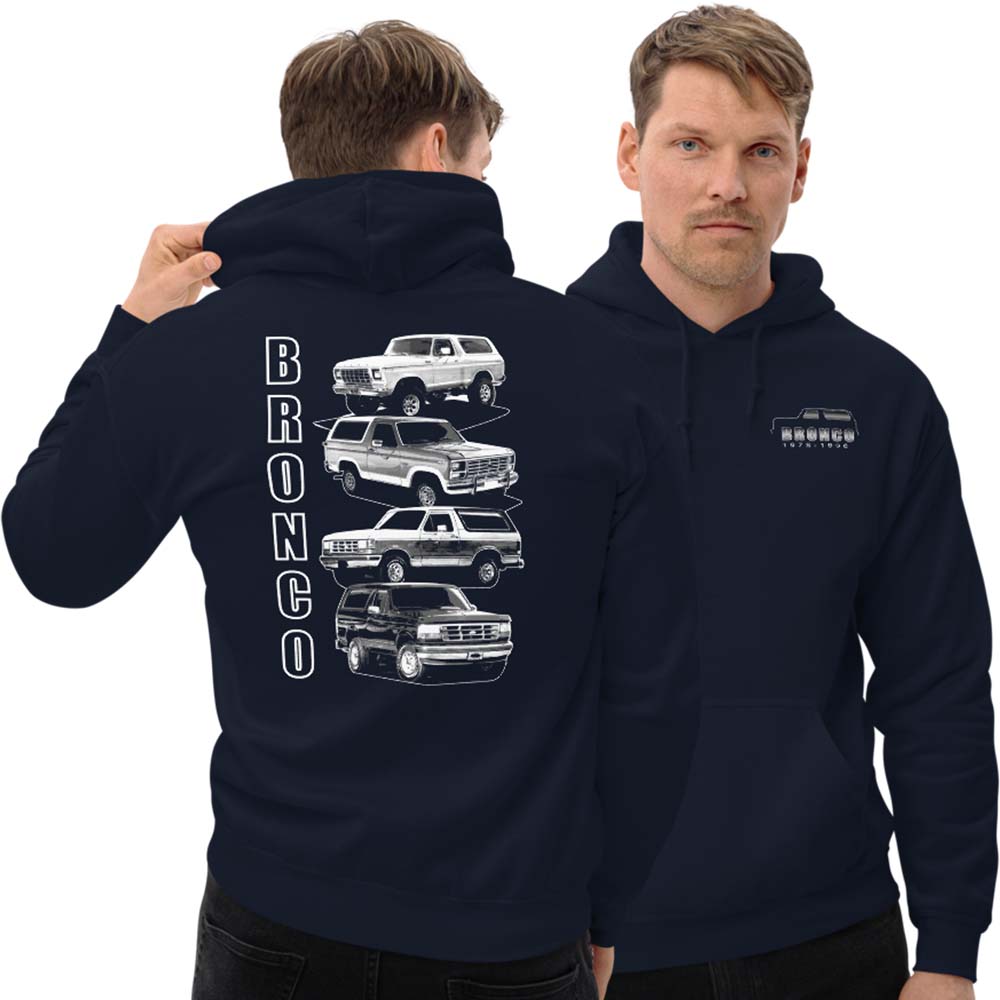 OBS Ford Bronco Hoodie Sweatshirt From Aggressive Thread