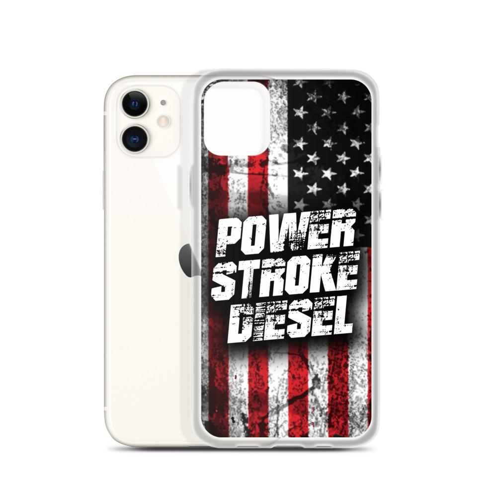 Power Stroke American Flag Phone Case - Fits iPhone-In-iPhone 7 Plus/8 Plus-From Aggressive Thread