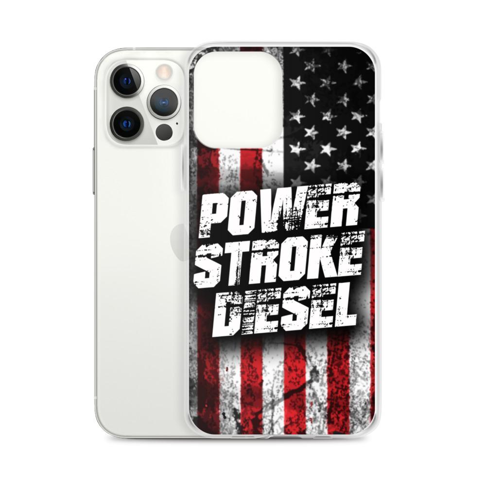 Power Stroke American Flag Phone Case - Fits iPhone-In-iPhone 7 Plus/8 Plus-From Aggressive Thread