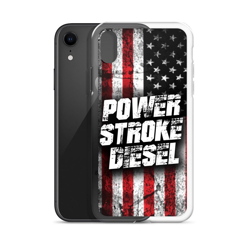 Power Stroke American Flag Phone Case - Fits iPhone-In-iPhone 7 Plus/8 Plus-From Aggressive Thread