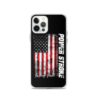 Thumbnail for Powerstroke Power Stroke American Flag Protective Phone Case - Fits iPhone-In-iPhone 12 Pro-From Aggressive Thread