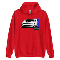 Thumbnail for Red 5th Gen Camaro T-Shirt From Aggressive Thread Muscle Car Apparel