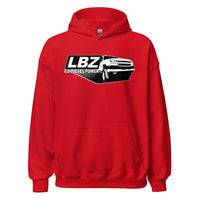 Thumbnail for LBZ Duramax Hoodie From Aggressive Thread - Color Red