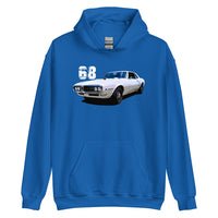 Thumbnail for 68 Firebird Hoodie From Aggressive Thread - Blue