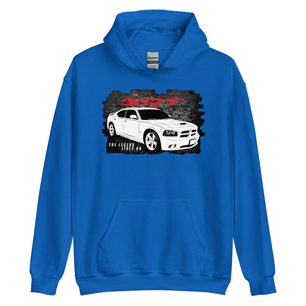 2006-2010 Dodge Charger SRT8 Hoodie From Aggressive Thread - Blue