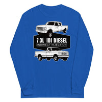Thumbnail for 7.3 IDI Diesel Truck long sleeve Shirt in blue